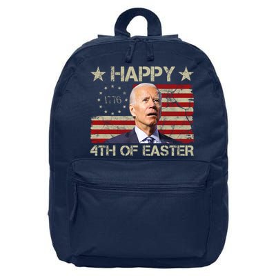 Happy 4th Of Easter Funny Usa Anti Biden 16 in Basic Backpack