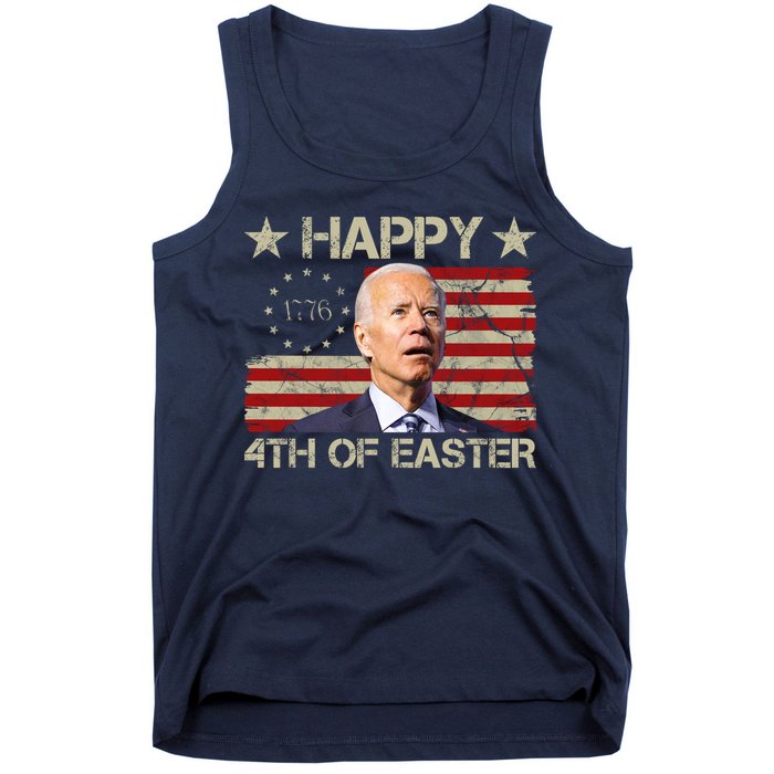 Happy 4th Of Easter Funny Usa Anti Biden Tank Top