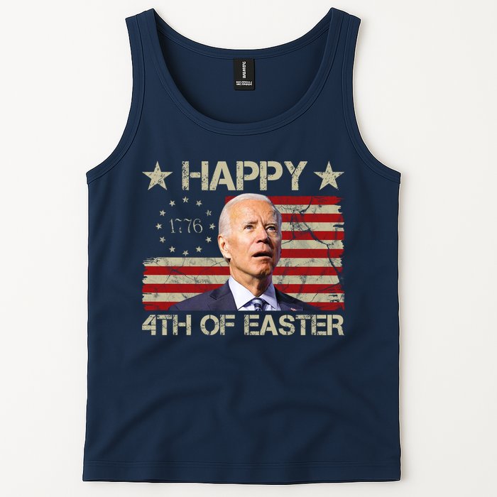Happy 4th Of Easter Funny Usa Anti Biden Tank Top