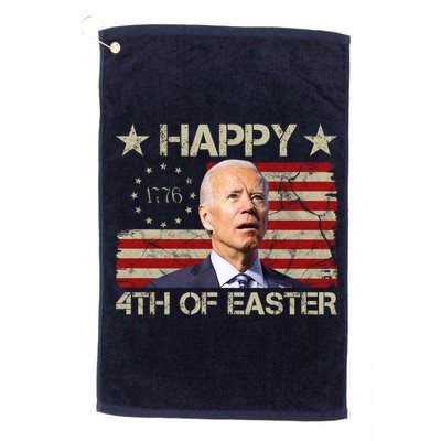 Happy 4th Of Easter Funny Usa Anti Biden Golf Towel