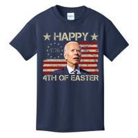 Happy 4th Of Easter Funny Usa Anti Biden Kids T-Shirt