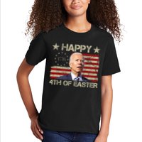 Happy 4th Of Easter Funny Usa Anti Biden Kids T-Shirt