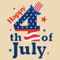 Happy 4th Of July Patriotic American Us Flag Zip Tote Bag