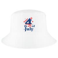 Happy 4th Of July Patriotic American Us Flag Cool Comfort Performance Bucket Hat