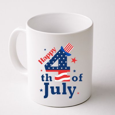Happy 4th Of July Patriotic American Us Flag Mug