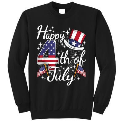 Happy 4th Of July Forth Of July Tall Sweatshirt