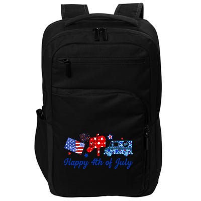 Happy 4th Of July Postal Worker Impact Tech Backpack