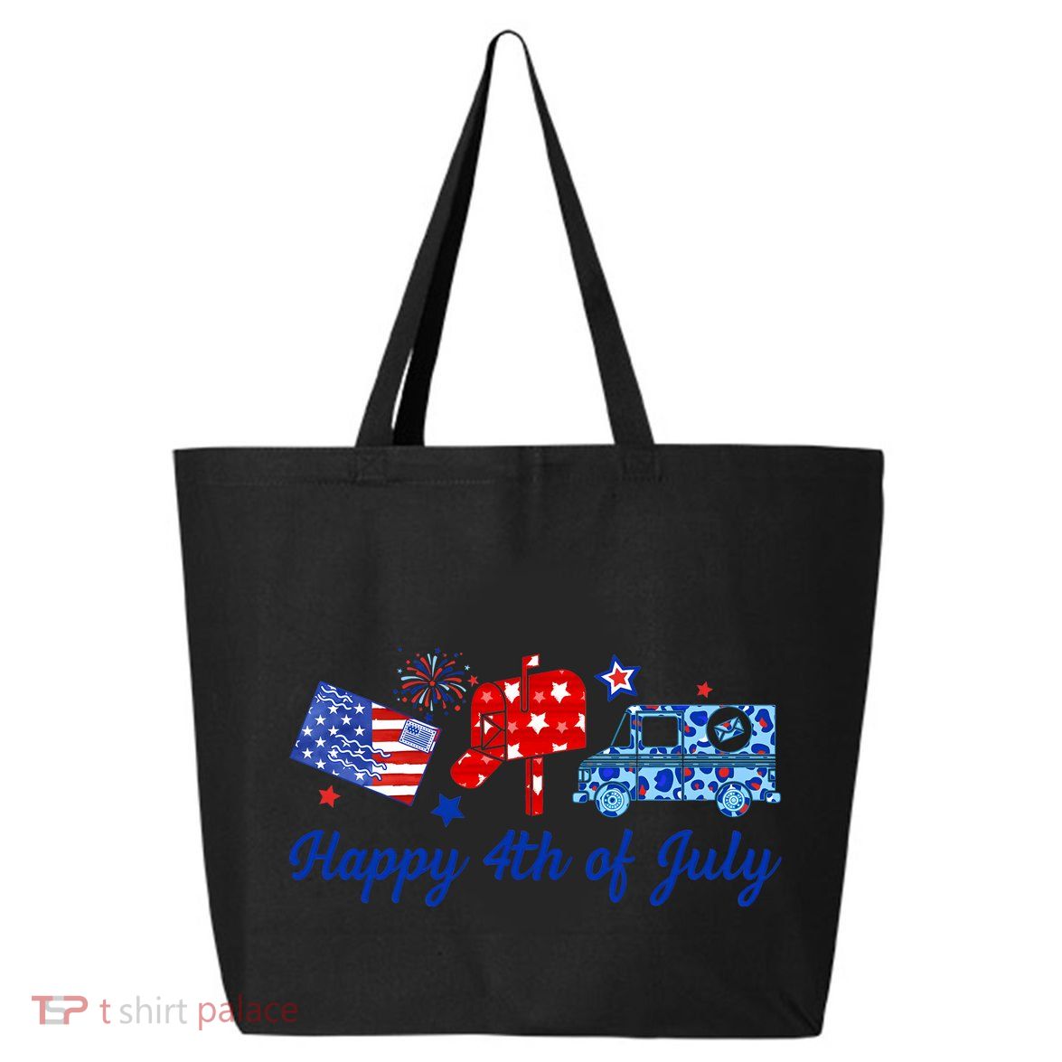 Happy 4th Of July Postal Worker 25L Jumbo Tote