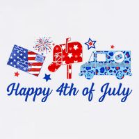 Happy 4th Of July Postal Worker Cooling Performance Crew T-Shirt