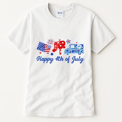 Happy 4th Of July Postal Worker Tall T-Shirt
