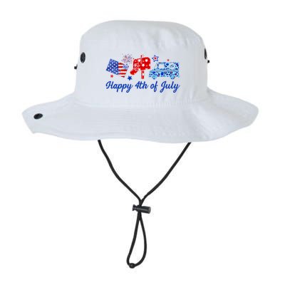 Happy 4th Of July Postal Worker Bucket Hat