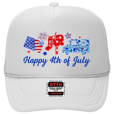 Happy 4th Of July Postal Worker Trucker Hat