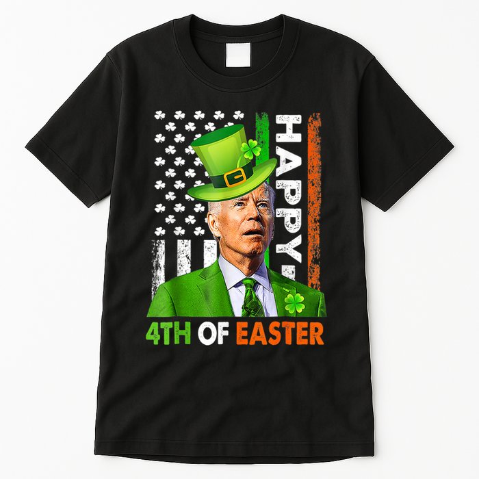 Happy 4th Of Easter Joe Biden St Patricks Day Leprechaun Tall T-Shirt
