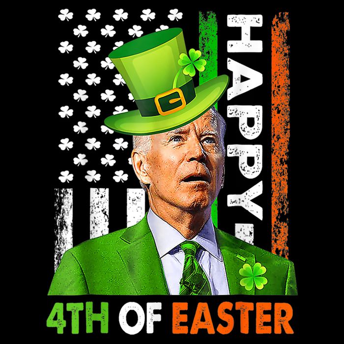 Happy 4th Of Easter Joe Biden St Patricks Day Leprechaun Drawstring Bag