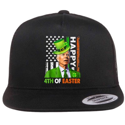 Happy 4th Of Easter Joe Biden St Patricks Day Leprechaun Flatbill Hat