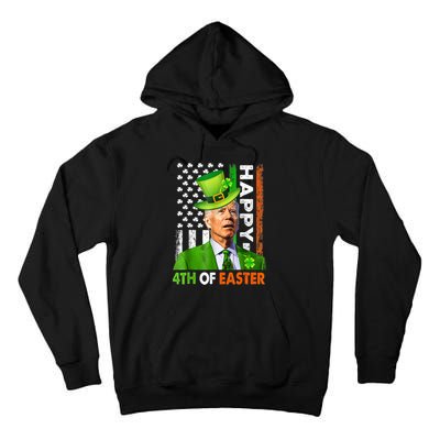 Happy 4th Of Easter Joe Biden St Patricks Day Leprechaun Tall Hoodie
