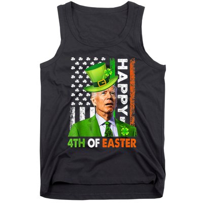 Happy 4th Of Easter Joe Biden St Patricks Day Leprechaun Tank Top
