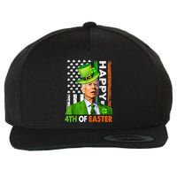 Happy 4th Of Easter Joe Biden St Patricks Day Leprechaun Wool Snapback Cap