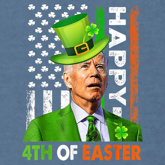 Happy 4th Of Easter Joe Biden St Patricks Day Leprechaun Garment-Dyed Sweatshirt
