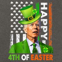 Happy 4th Of Easter Joe Biden St Patricks Day Leprechaun Cotton Canvas Backpack