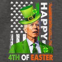 Happy 4th Of Easter Joe Biden St Patricks Day Leprechaun Vector Backpack