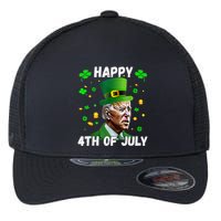 Happy 4th Of July Confused Funny Joe Biden St Patricks Day Flexfit Unipanel Trucker Cap