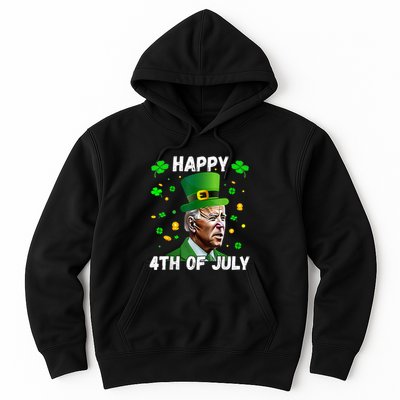 Happy 4th Of July Confused Funny Joe Biden St Patricks Day Hoodie