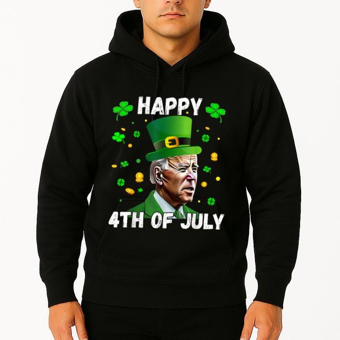 Happy 4th Of July Confused Funny Joe Biden St Patricks Day Hoodie