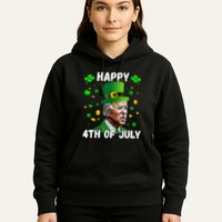 Happy 4th Of July Confused Funny Joe Biden St Patricks Day Hoodie