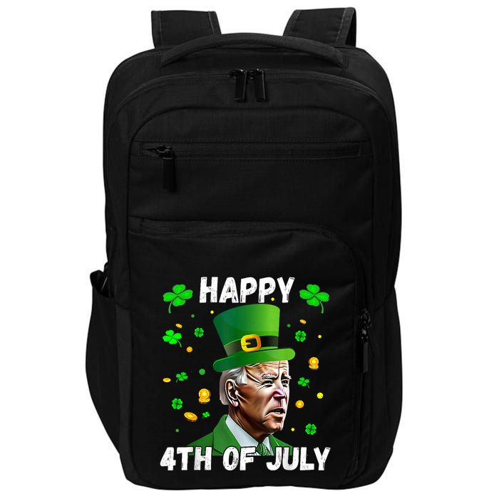 Happy 4th Of July Confused Funny Joe Biden St Patricks Day Impact Tech Backpack