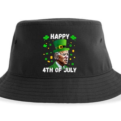 Happy 4th Of July Confused Funny Joe Biden St Patricks Day Sustainable Bucket Hat