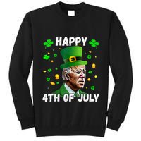 Happy 4th Of July Confused Funny Joe Biden St Patricks Day Tall Sweatshirt
