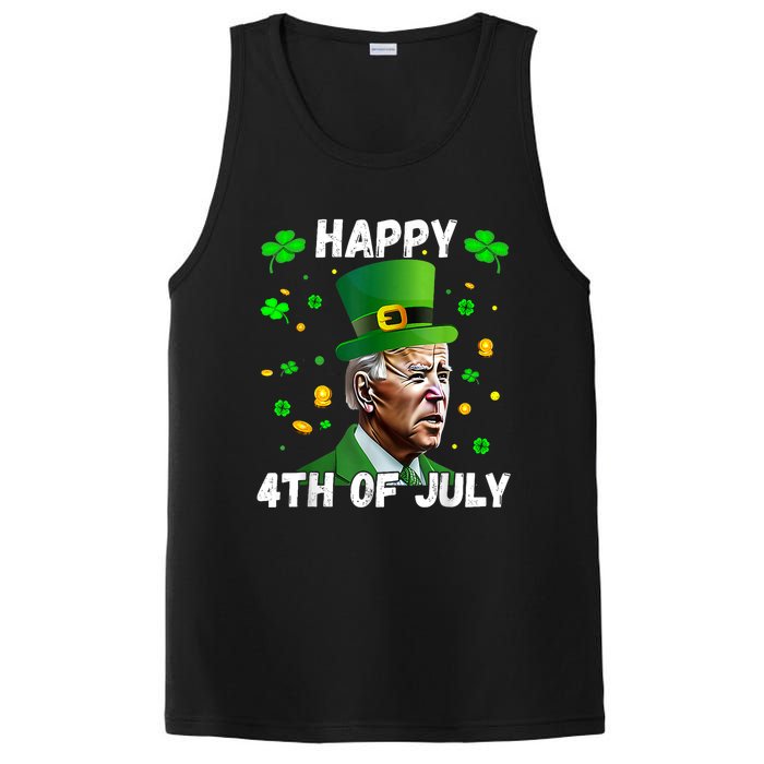 Happy 4th Of July Confused Funny Joe Biden St Patricks Day PosiCharge Competitor Tank