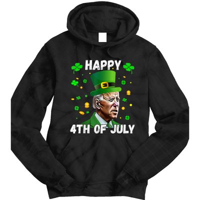 Happy 4th Of July Confused Funny Joe Biden St Patricks Day Tie Dye Hoodie