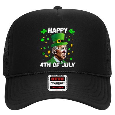 Happy 4th Of July Confused Funny Joe Biden St Patricks Day Trucker Hat