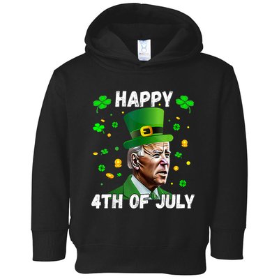 Happy 4th Of July Confused Funny Joe Biden St Patricks Day Toddler Hoodie