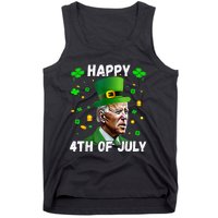 Happy 4th Of July Confused Funny Joe Biden St Patricks Day Tank Top