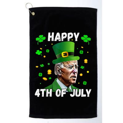 Happy 4th Of July Confused Funny Joe Biden St Patricks Day Golf Towel