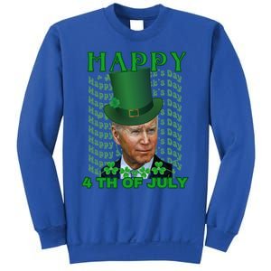 Happy 4th Of July Confused Funny Joe Biden St Patrick Day Gift Sweatshirt