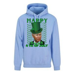 Happy 4th Of July Confused Funny Joe Biden St Patrick Day Gift Unisex Surf Hoodie