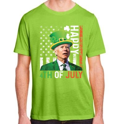 Happy 4th Of July Confused Funny Joe Biden St Patricks Day Gift Adult ChromaSoft Performance T-Shirt