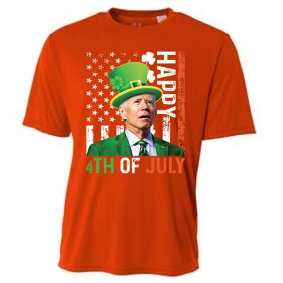 Happy 4th Of July Confused Funny Joe Biden St Patricks Day Gift Cooling Performance Crew T-Shirt