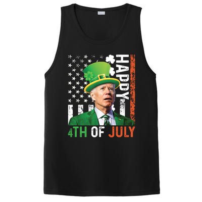 Happy 4th Of July Confused Funny Joe Biden St Patricks Day Gift PosiCharge Competitor Tank