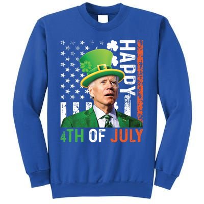 Happy 4th Of July Confused Funny Joe Biden St Patricks Day Gift Sweatshirt