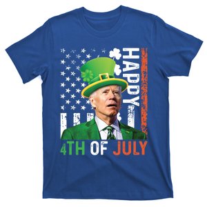 Happy 4th Of July Confused Funny Joe Biden St Patricks Day Gift T-Shirt