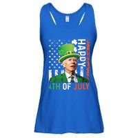 Happy 4th Of July Confused Funny Joe Biden St Patricks Day Gift Ladies Essential Flowy Tank