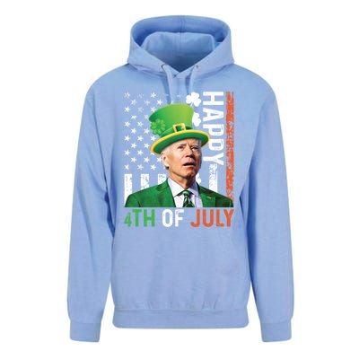 Happy 4th Of July Confused Funny Joe Biden St Patricks Day Gift Unisex Surf Hoodie