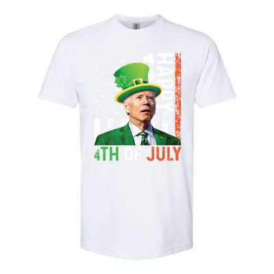 Happy 4th Of July Confused Funny Joe Biden St Patricks Day Gift Softstyle CVC T-Shirt