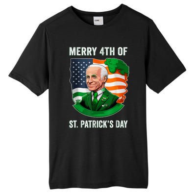 Happy 4th Of July Confused Funny Joe Biden St Patricks Day Tall Fusion ChromaSoft Performance T-Shirt