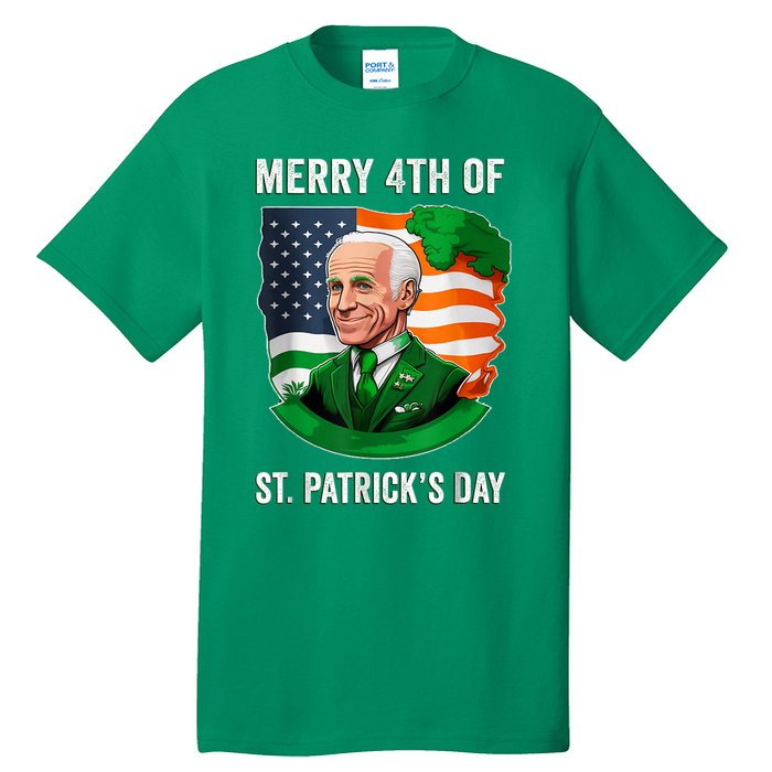 Happy 4th Of July Confused Funny Joe Biden St Patricks Day Tall T-Shirt